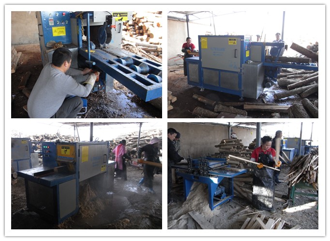 云南曲靖--原木、方木多片鋸、清邊機工作圖