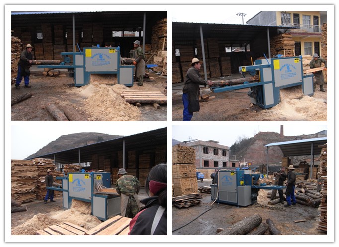 山東泰安--原木多片鋸工作圖