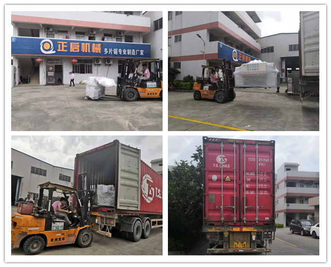 2019年8月發(fā)往越南--ZQ100型方木多片鋸、ZQ40清邊機(jī)、手動磨鋸片機(jī)