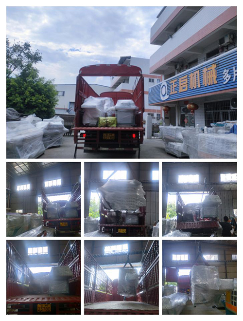 2022年8月16日發云南紅河-ZQ300圓木多片鋸、ZQ400小型清邊機、圓木出料架