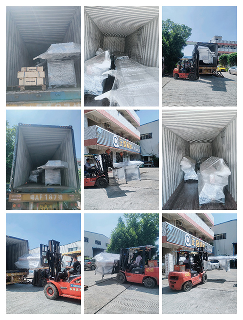 2023年10月12日發捷裝柜 4號柜-方木自動進料架2個、翻轉自動上料架2個