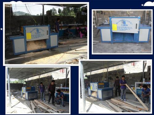 廣西-賀州-桐仁-原木多片鋸加工現(xiàn)場(chǎng)