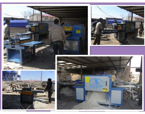 秦皇島-250原木多片鋸-方木150高多片鋸加工現(xiàn)場1