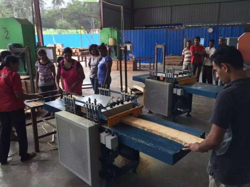 清邊鋸在斯里蘭卡客戶現(xiàn)場